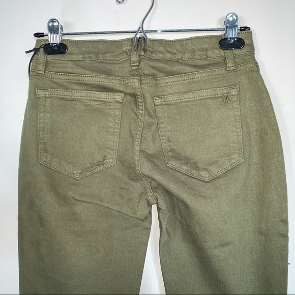 MissMe Vintage • Olive Green, Embroidered Jeans - Picture 7 of 8
